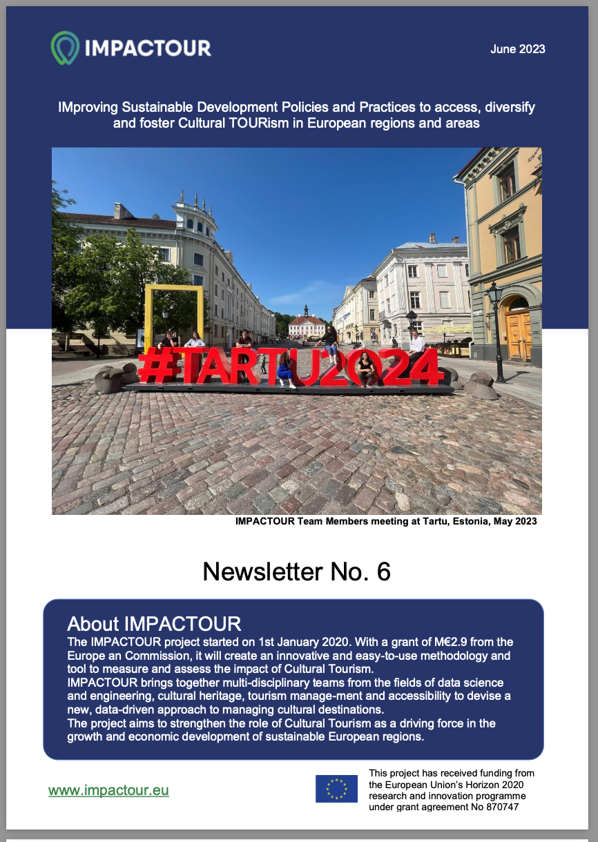 Image of IMPACTOUR Newsletter no. 6 June 2023